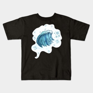 Artistic Retro Waves Kids T-Shirt